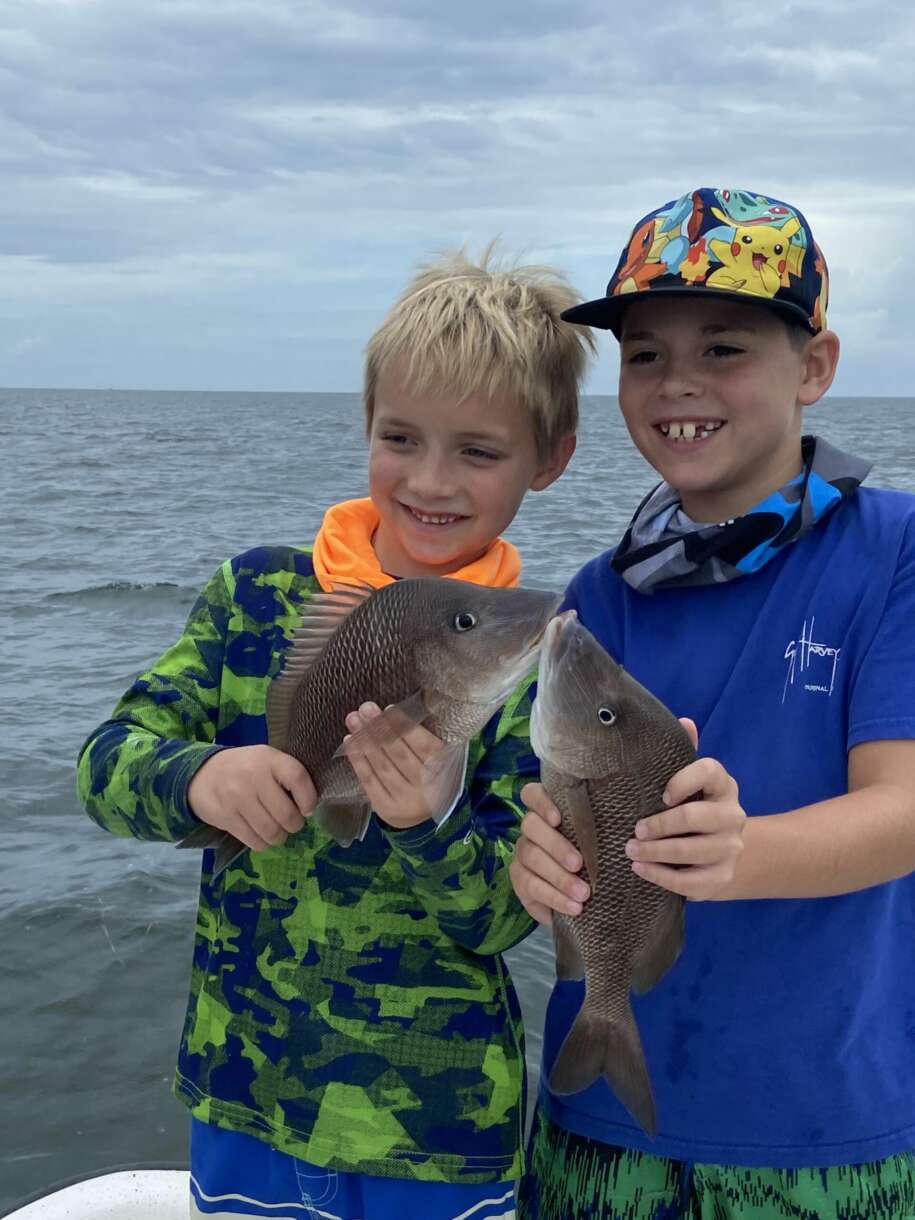 A picture of Epic Mangrove Snapper Fishing in August with Crystal River Fishing Charters