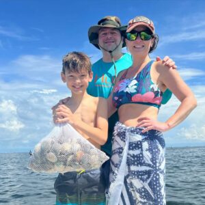 A picture of Crystal River Scalloping with Crystal River Fishing Charters