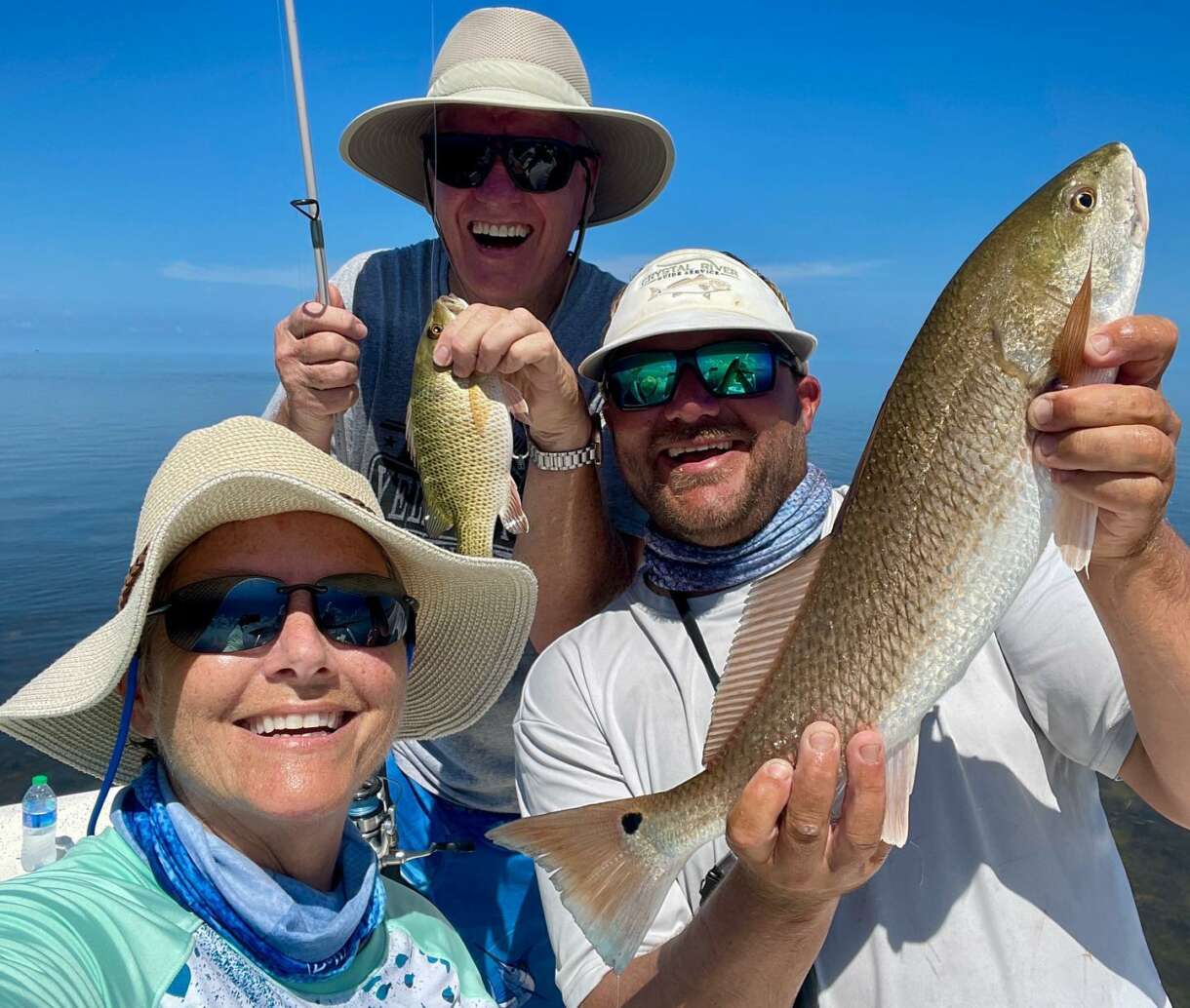 A picture of Preparing For The August Redfish Run In Crystal River with Crystal River Fishing Charters