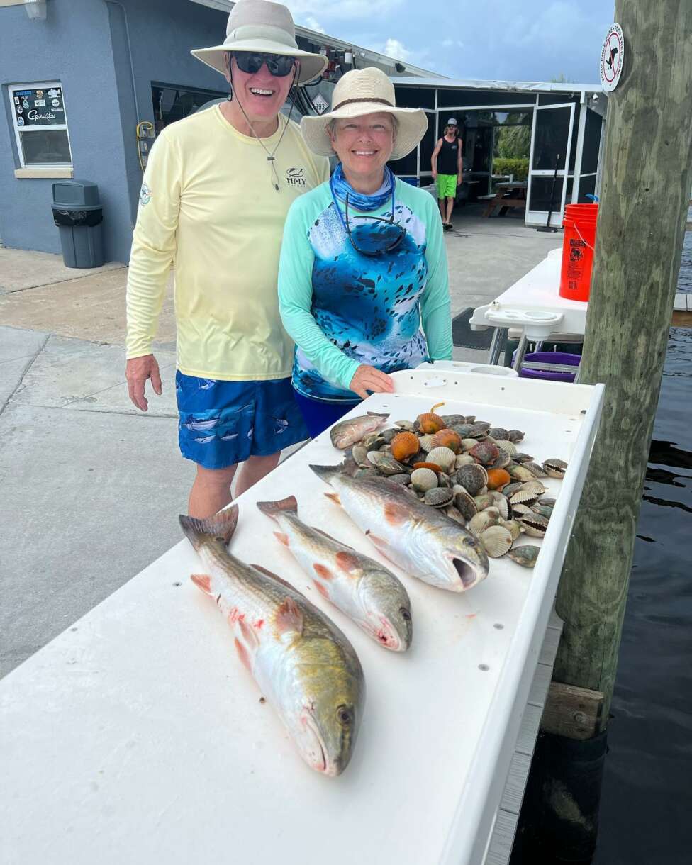 A picture of The August Redfish Run and Scalloping with Crystal River Fishing Charters